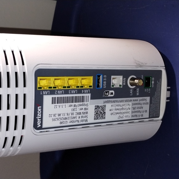 Verizon FiOS WiFi router G3100 used no cords - Picture 2 of 5